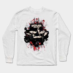 whiplash Miles Teller graphic, illustration design ironpalette Long Sleeve T-Shirt